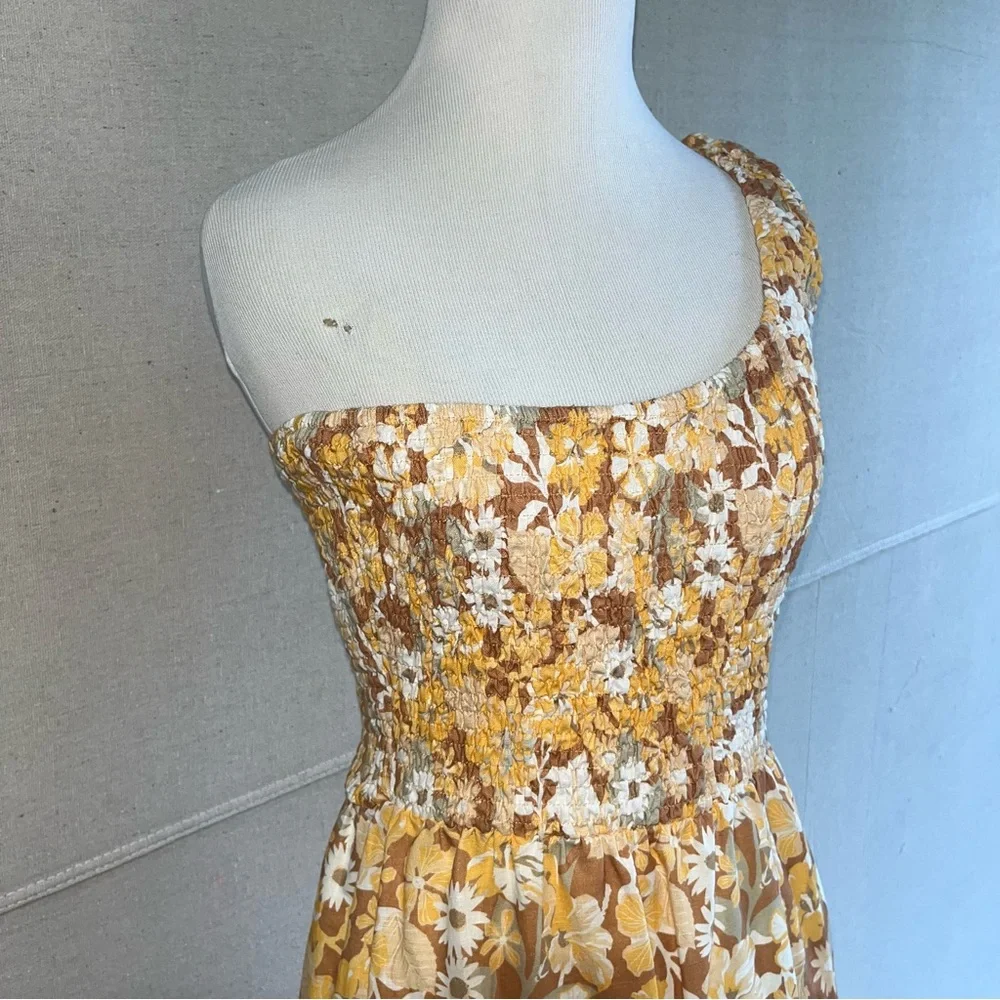 Charlie Holiday Pamela Maxi Dress anthro yellow floral - Picture 6 of 12